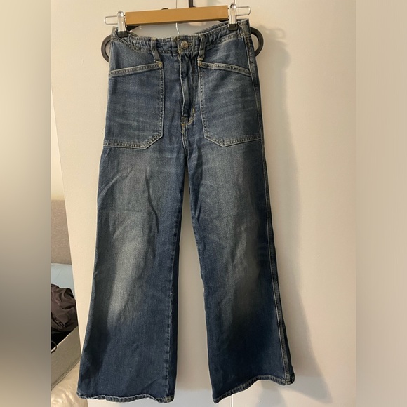 Pilcro wide leg utility jean - Picture 2 of 2